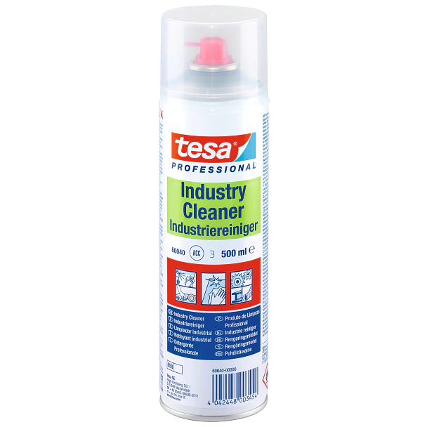 60040 tesa Industrial Cleaner Spray 500ml TRANSPARENTE