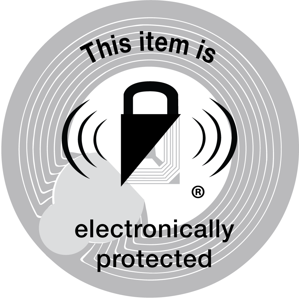 Checkpoint 2928 Micro Label RF trasparente, rotolo da 2000 etichette