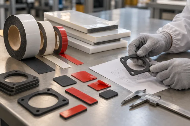 Rolls, sheets and die-cut shapes in the sizes you need.