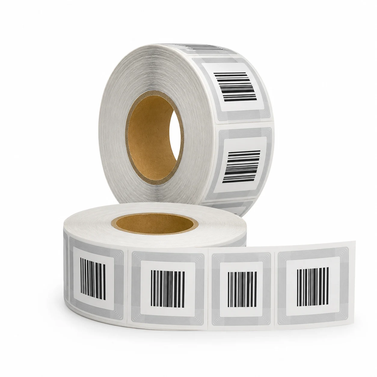 4x4 Etic. RF Dis. Rotating barcode from 500 labels