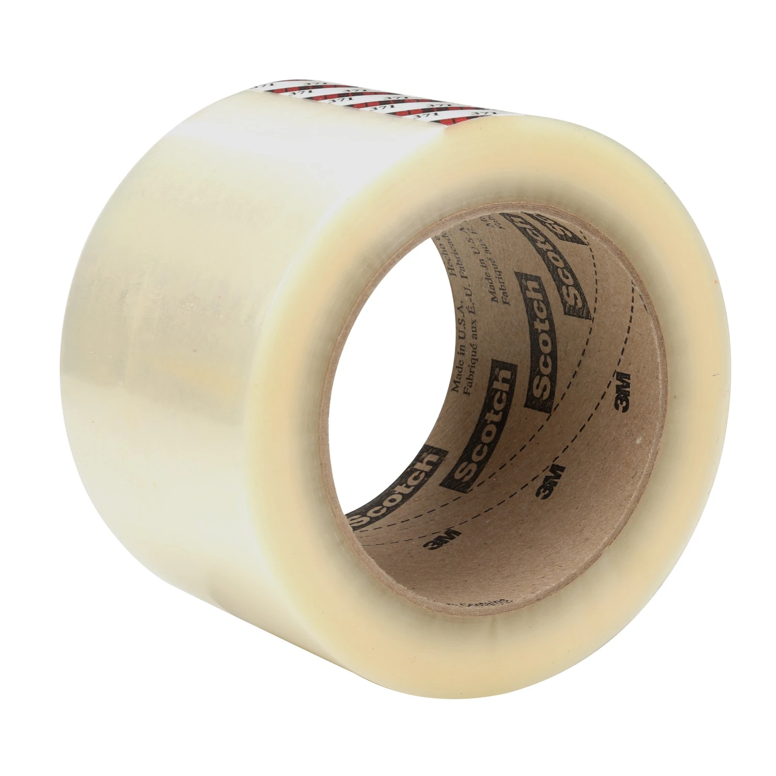 Scotch 371 transparentes Verpackungsklebeband, 50 mm × 132 m
