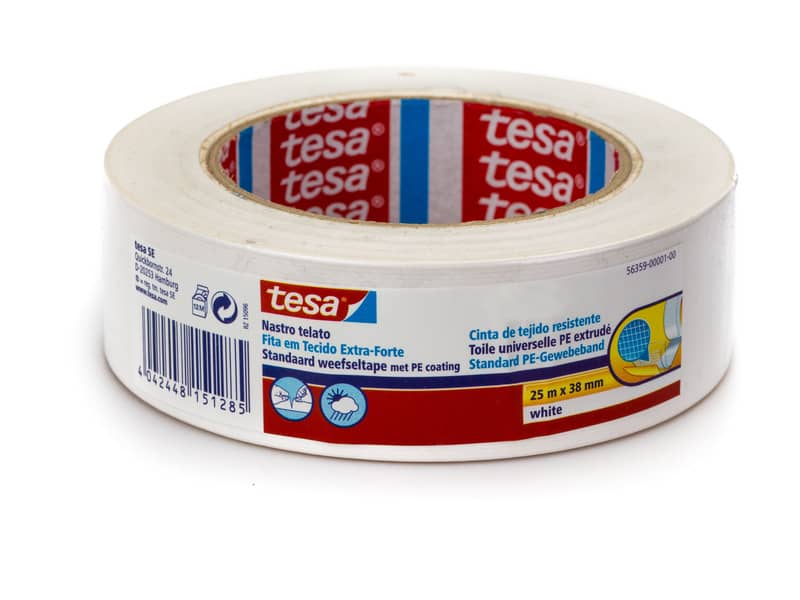 tesa 56359 telato plastificato 55 mesh-25x38-Bianco
