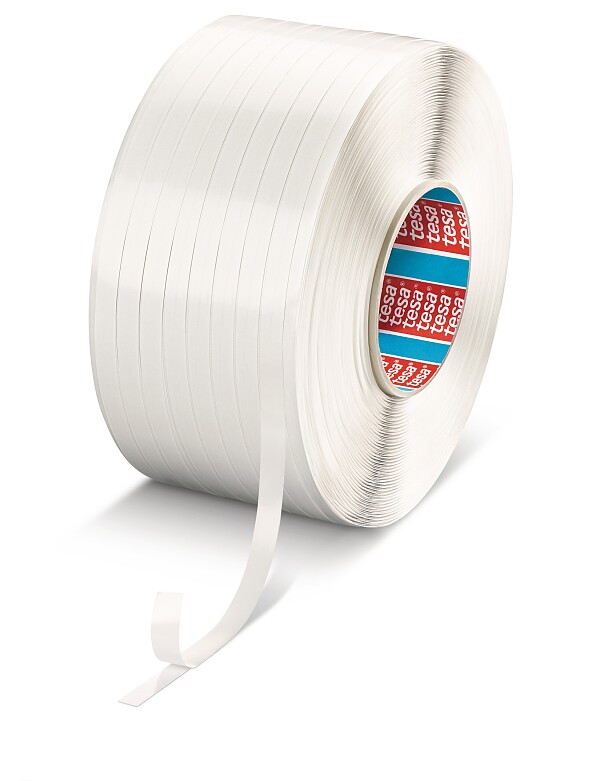 tesa 6965 205 μm double-sided PET tape in film, 2500 m × 15 mm, transparent, Fingerlift