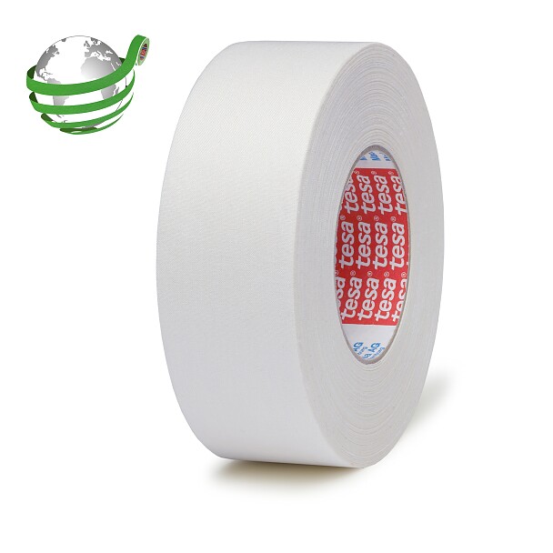 tesa 4549 Uncoated nastro telato, 50 m × 50 mm, bianco