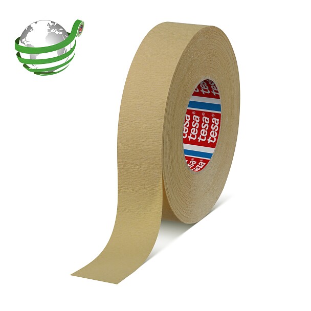 tesa 4322 High Crepe Paper nastro per mascheratura, marrone