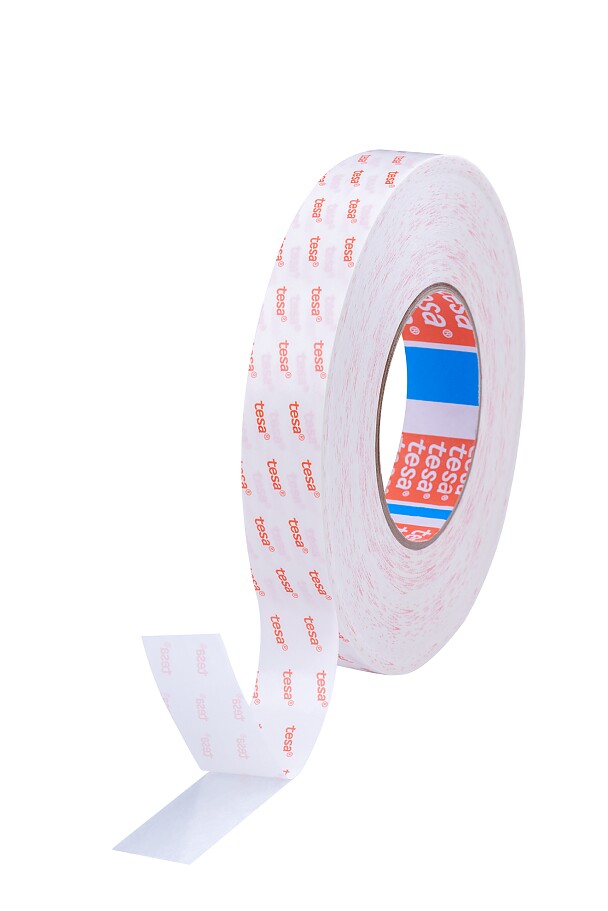 tesa 58323 75 µm biadesivo in tessuto non tessuto FPC mounting tape, 100 m × 1250 mm, bianco