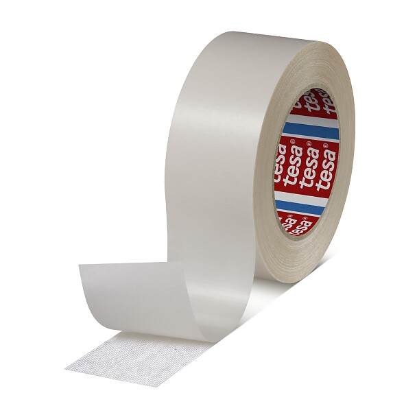 tesa 51960 248 μm biadhésif PP fabric tape, blanc transluscent